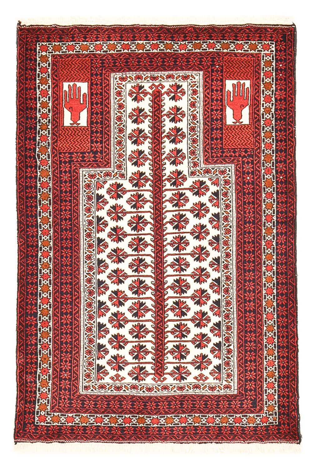 Baluch tapijt - 143 x 99 cm - veelkleurig