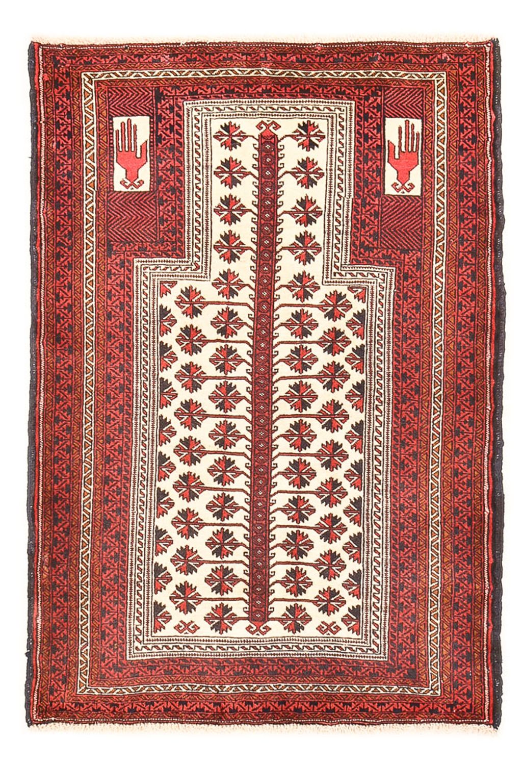 Baluch tapijt - 148 x 97 cm - veelkleurig