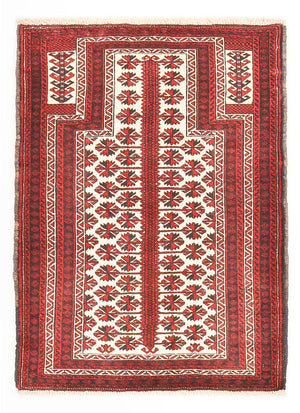 Baluch tapijt - 137 x 100 cm - veelkleurig