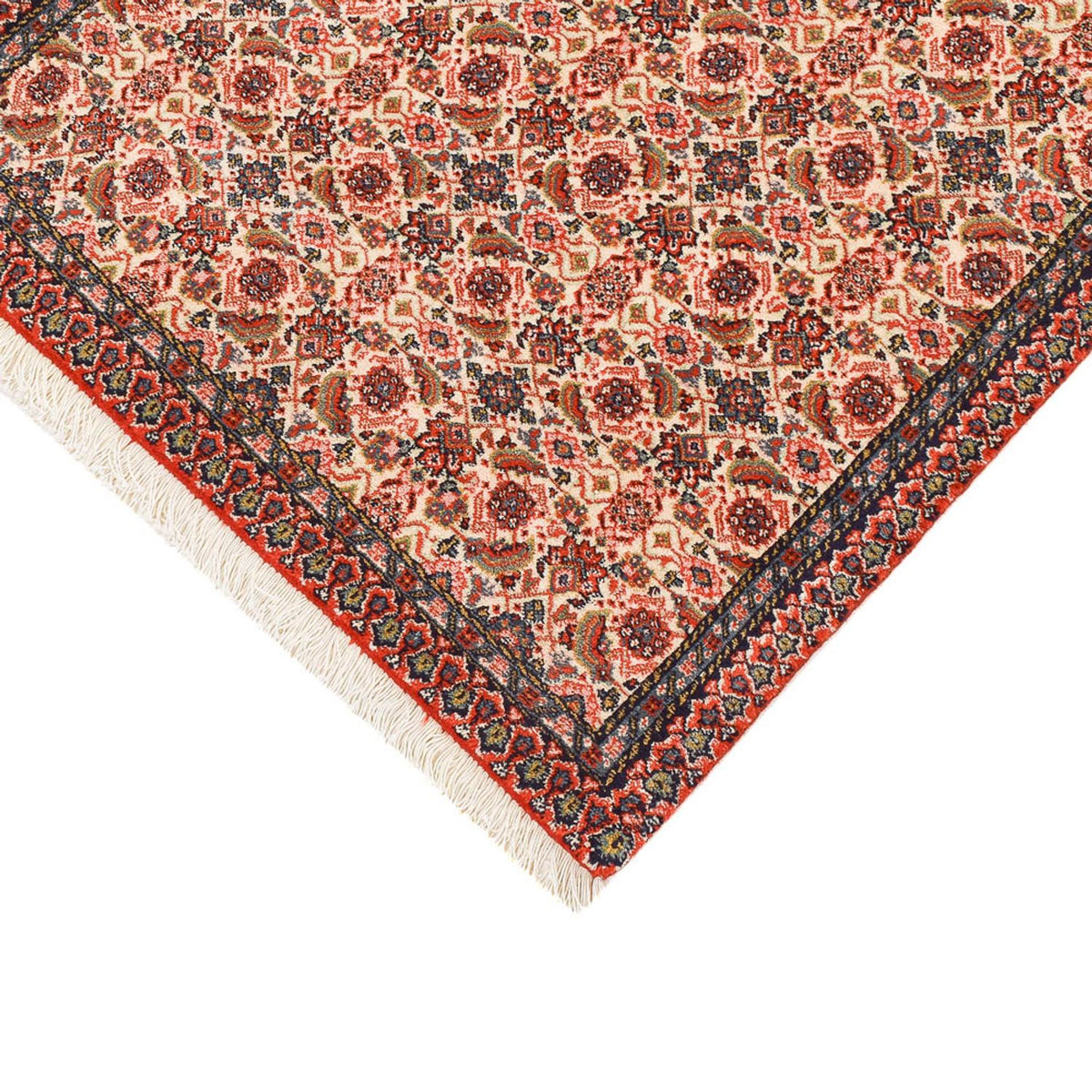 Loper Perzisch tapijt - Tabriz - 282 x 83 cm - licht rood