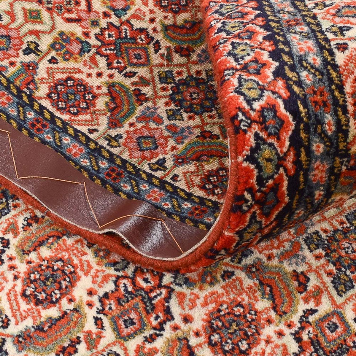 Loper Perzisch tapijt - Tabriz - 282 x 83 cm - licht rood