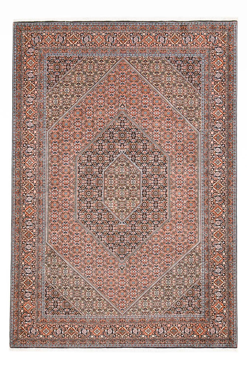 Perzisch tapijt - Bijar - 300 x 206 cm - roest