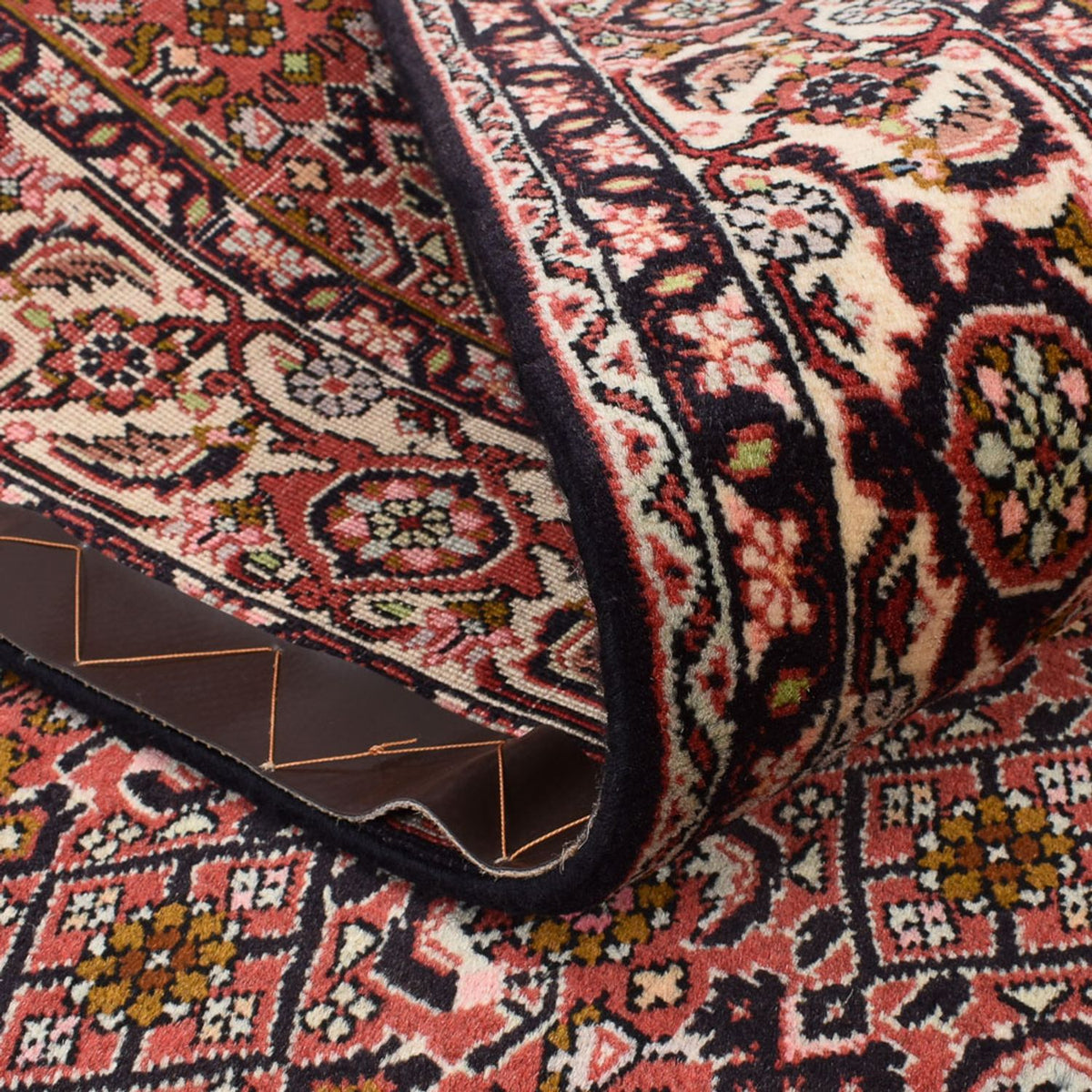 Perzisch tapijt - Bijar - 218 x 128 cm - roest