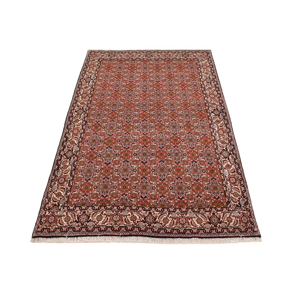 Perzisch tapijt - Bijar - 218 x 128 cm - roest