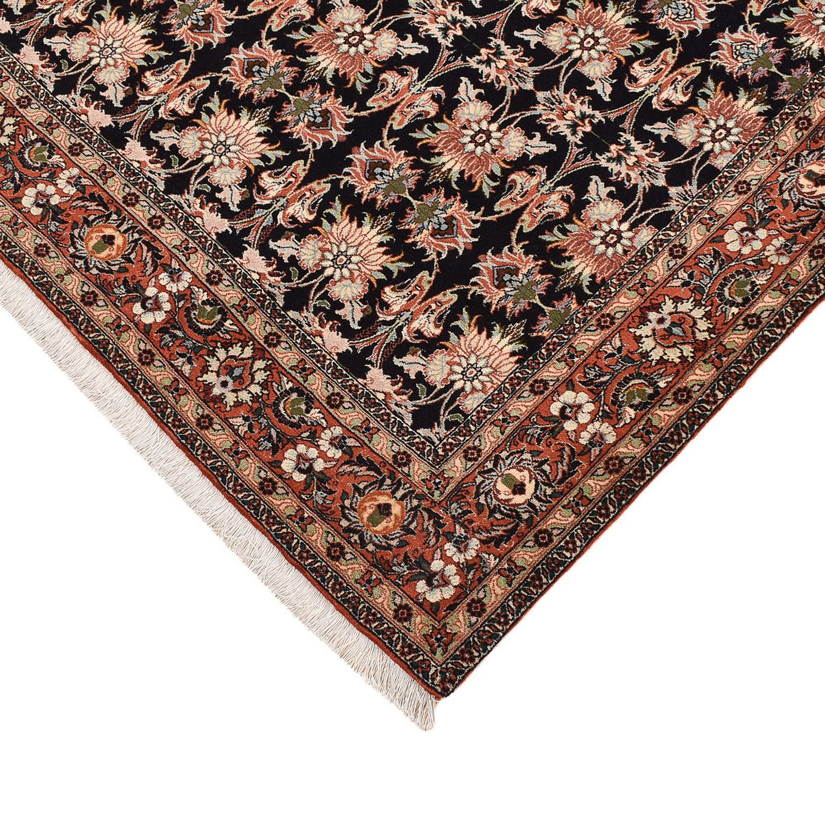 Perzisch tapijt - Bijar - 223 x 140 cm - donkerblauw