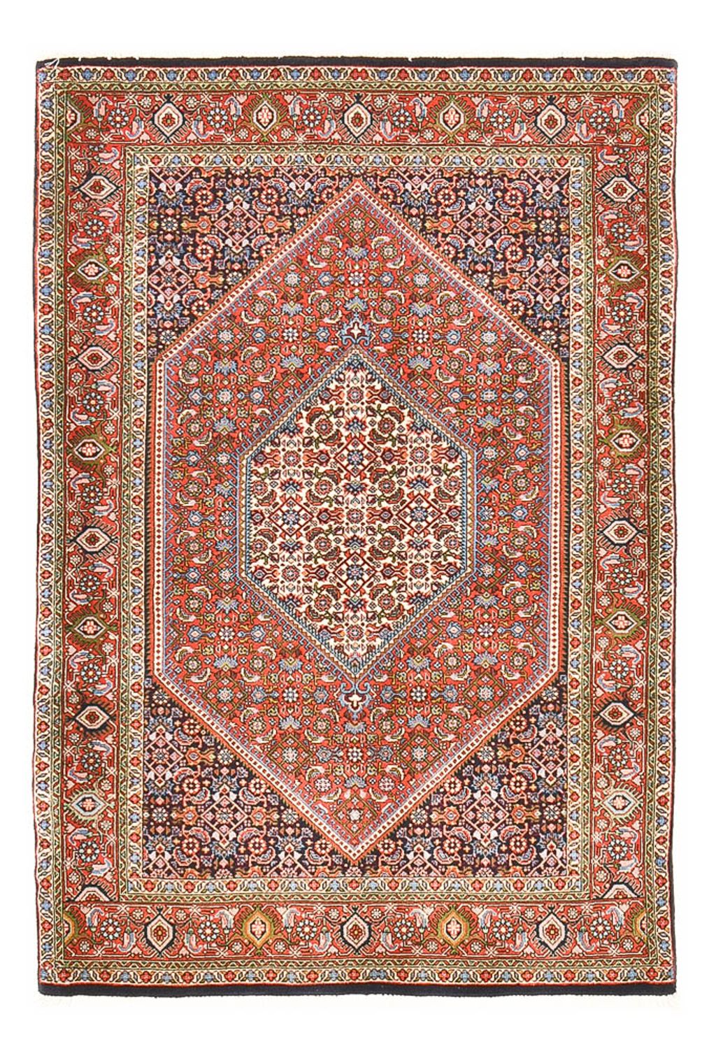 Perzisch tapijt - Bijar - 165 x 111 cm - roest