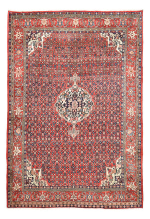 Perzisch tapijt - Bijar - 286 x 201 cm - rood