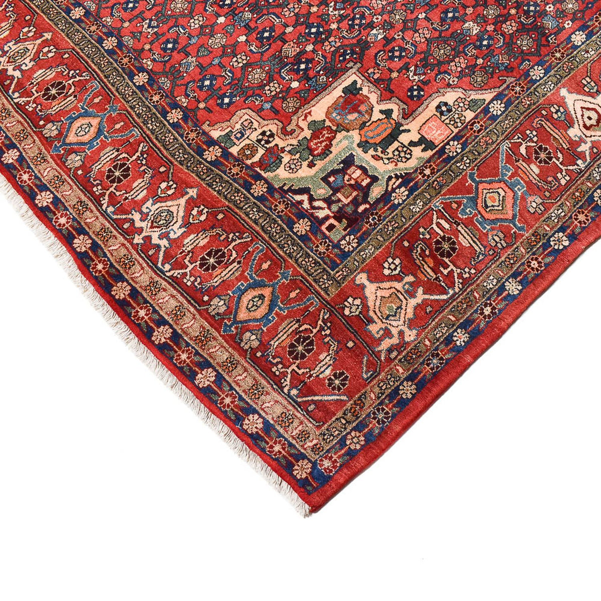 Perzisch tapijt - Bijar - 286 x 201 cm - rood