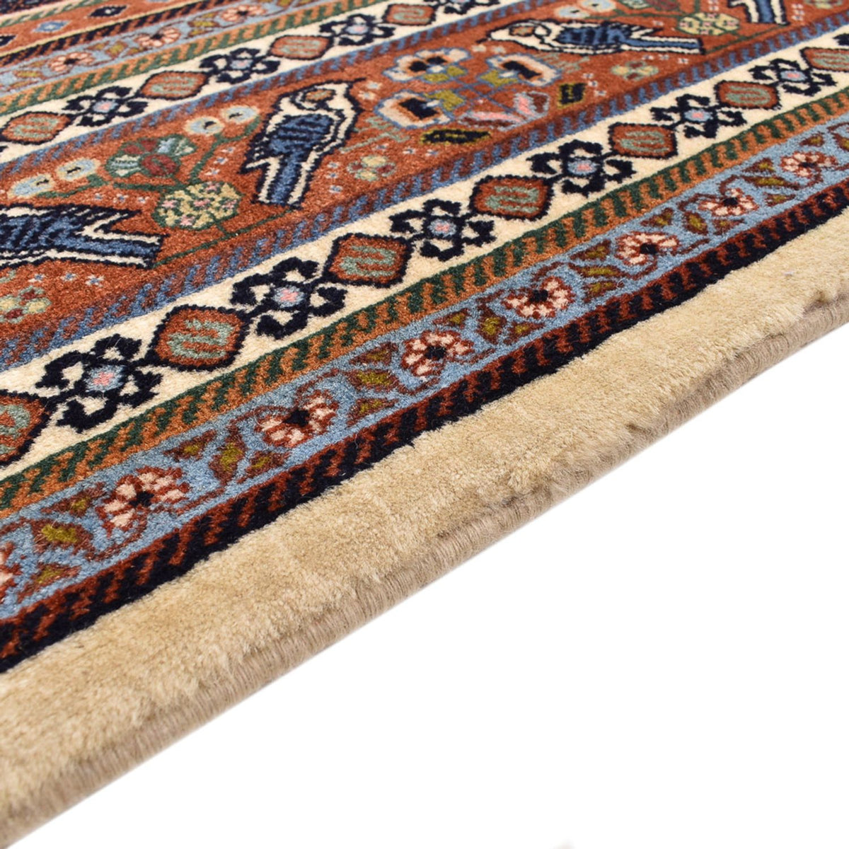Gabbeh Tapijt - Kashkuli Perzisch - 295 x 205 cm - beige