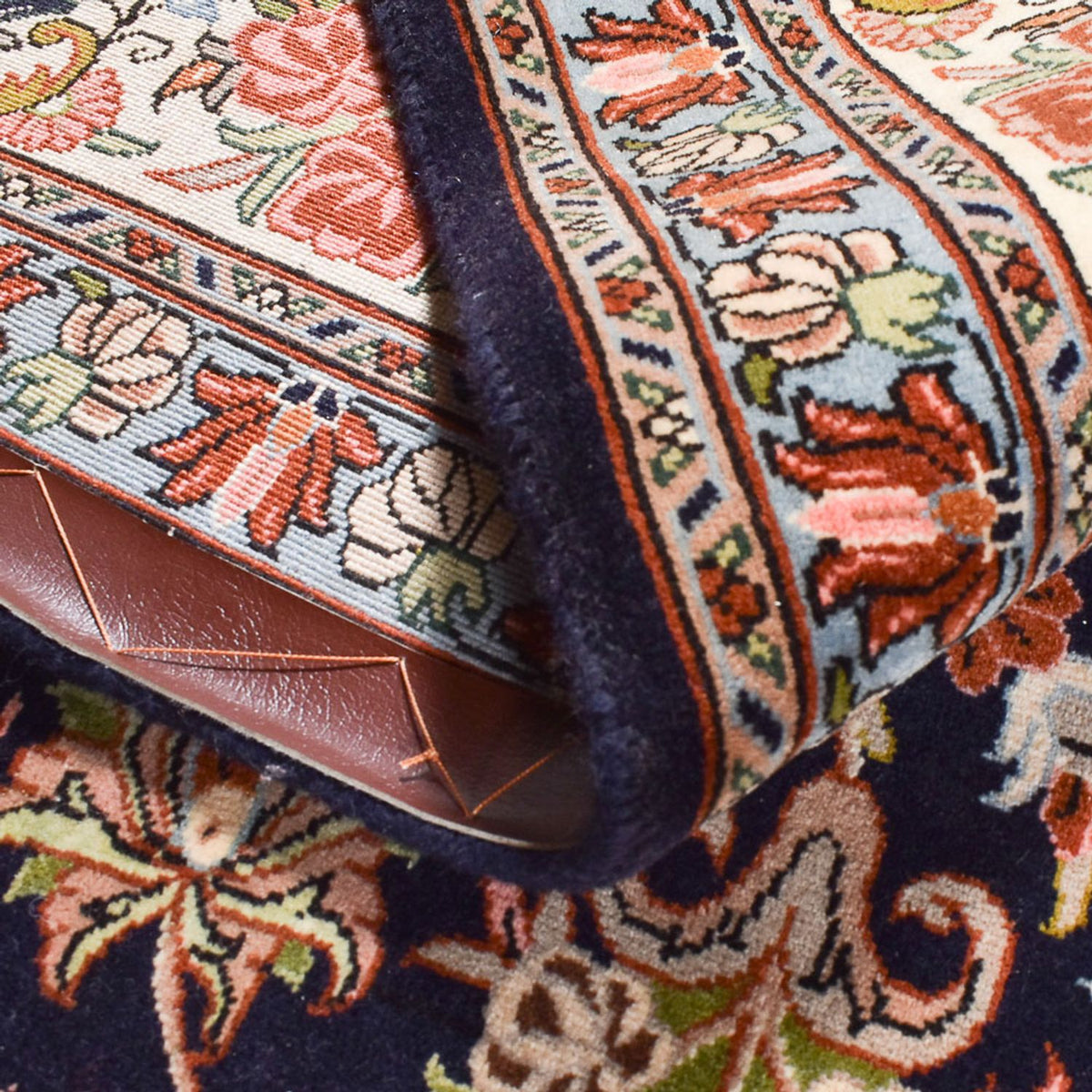 Perzisch tapijt - Bijar - 304 x 200 cm - donkerblauw