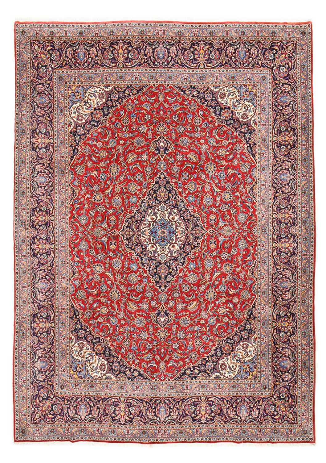 Perzisch tapijt - Keshan - 414 x 300 cm - rood