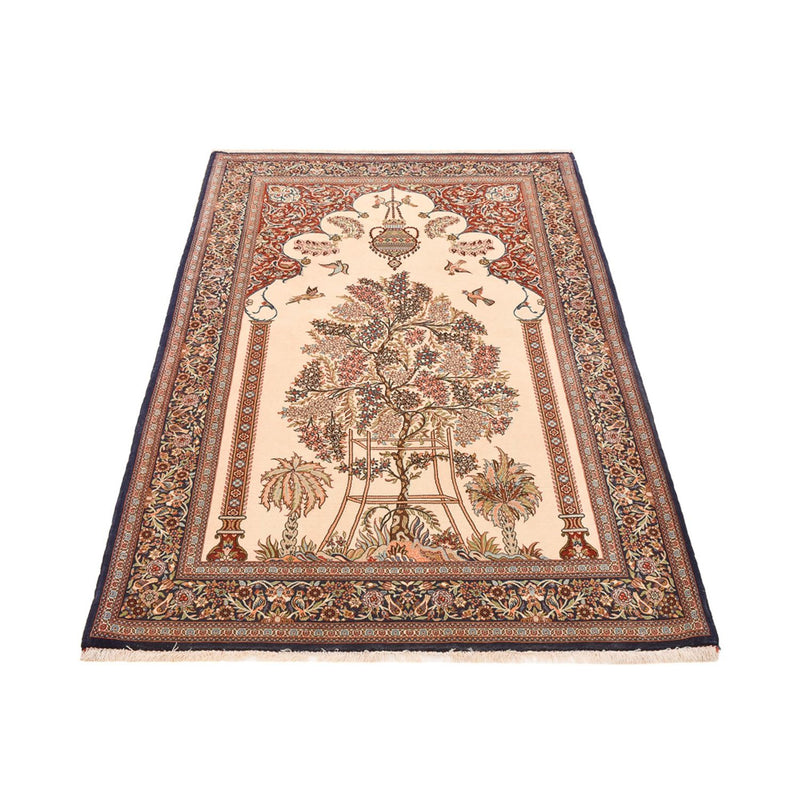 Perzisch tapijt - Ghom - Koninklijk - 204 x 132 cm - beige