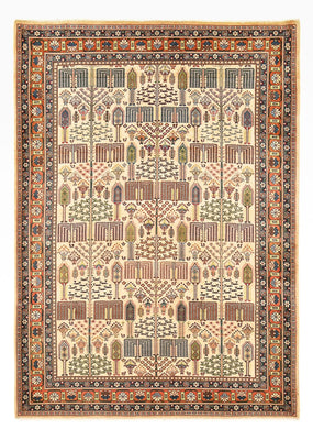 Gabbeh Tapijt - Kashkuli Perzisch - 290 x 205 cm - licht beige