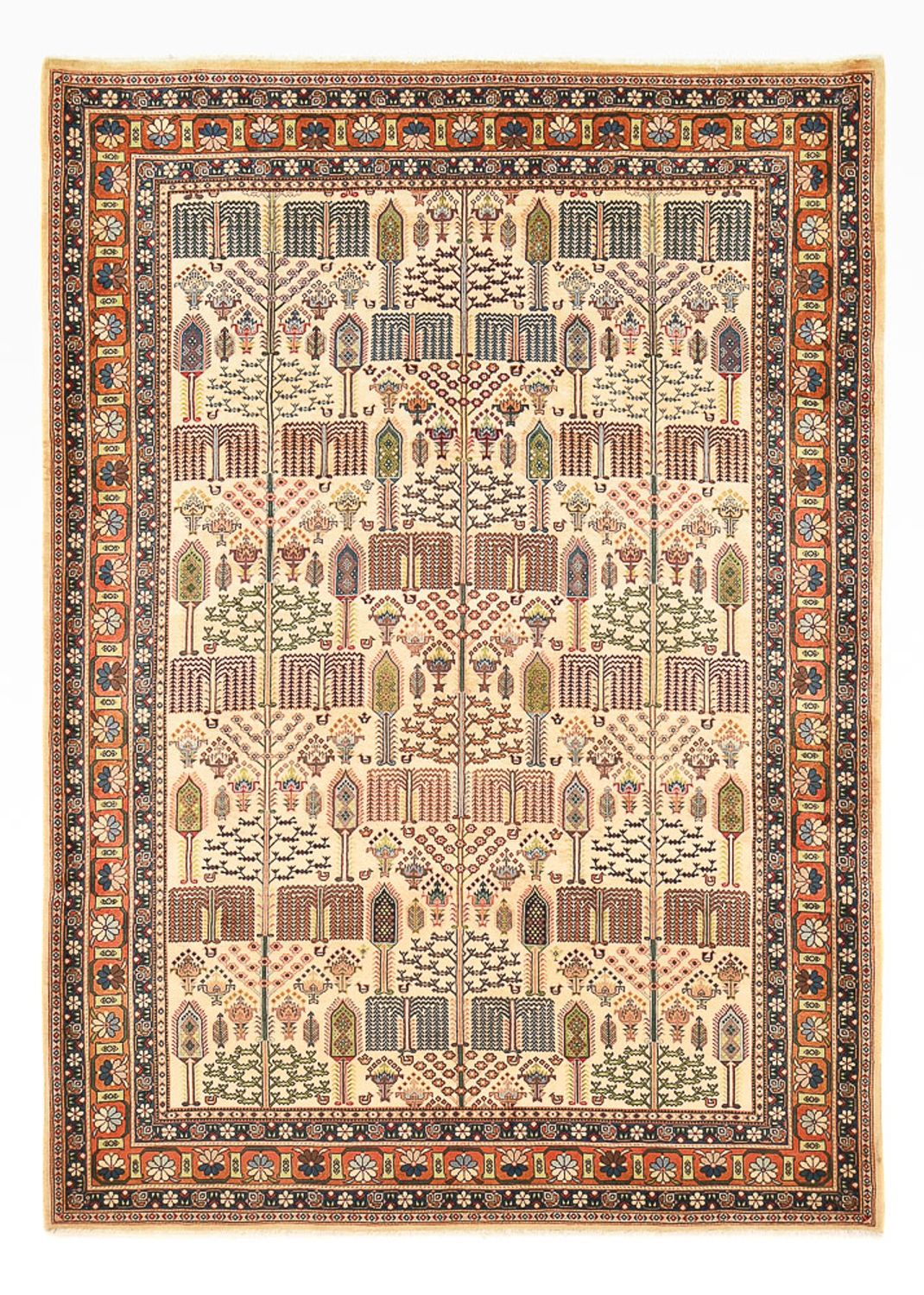 Gabbeh Tapijt - Kashkuli Perzisch - 290 x 205 cm - licht beige