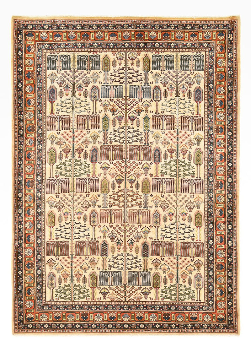 Gabbeh Tapijt - Kashkuli Perzisch - 290 x 205 cm - licht beige