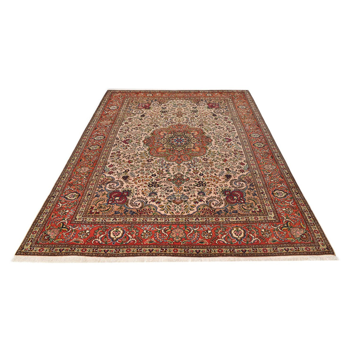 Perzisch tapijt - Tabriz - Royal - 290 x 195 cm - zand