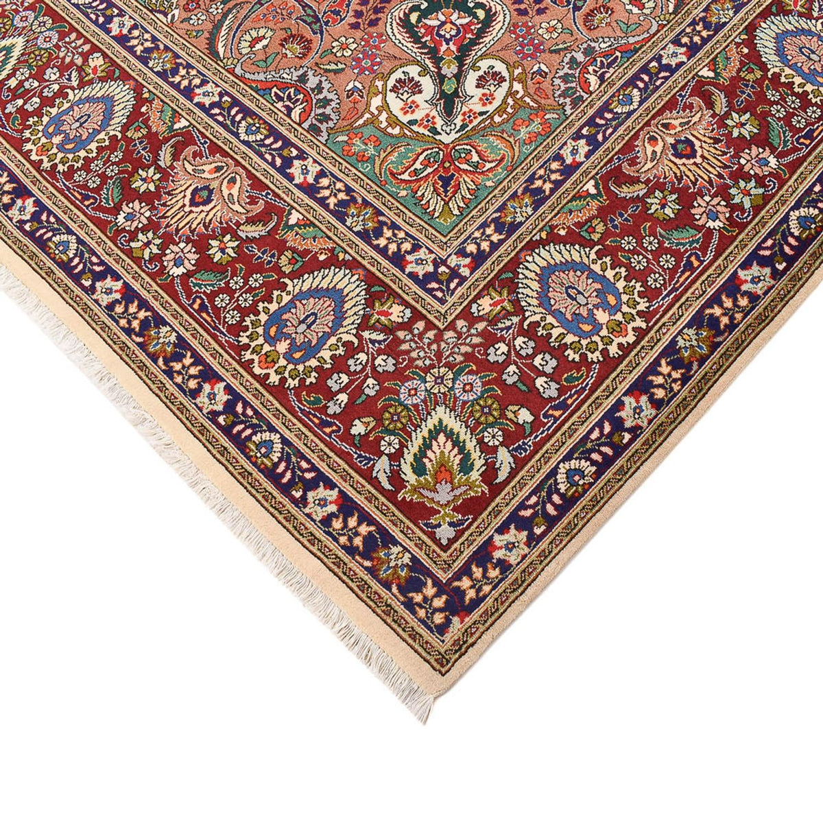 Perzisch tapijt - Tabriz - Royal - 367 x 252 cm - beige