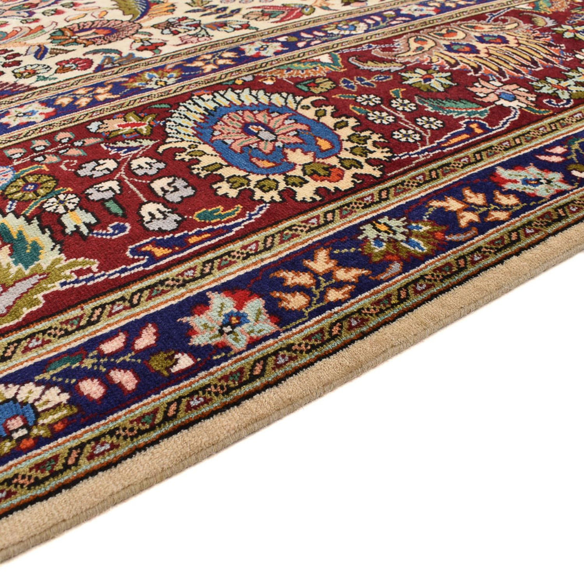 Perzisch tapijt - Tabriz - Royal - 367 x 252 cm - beige