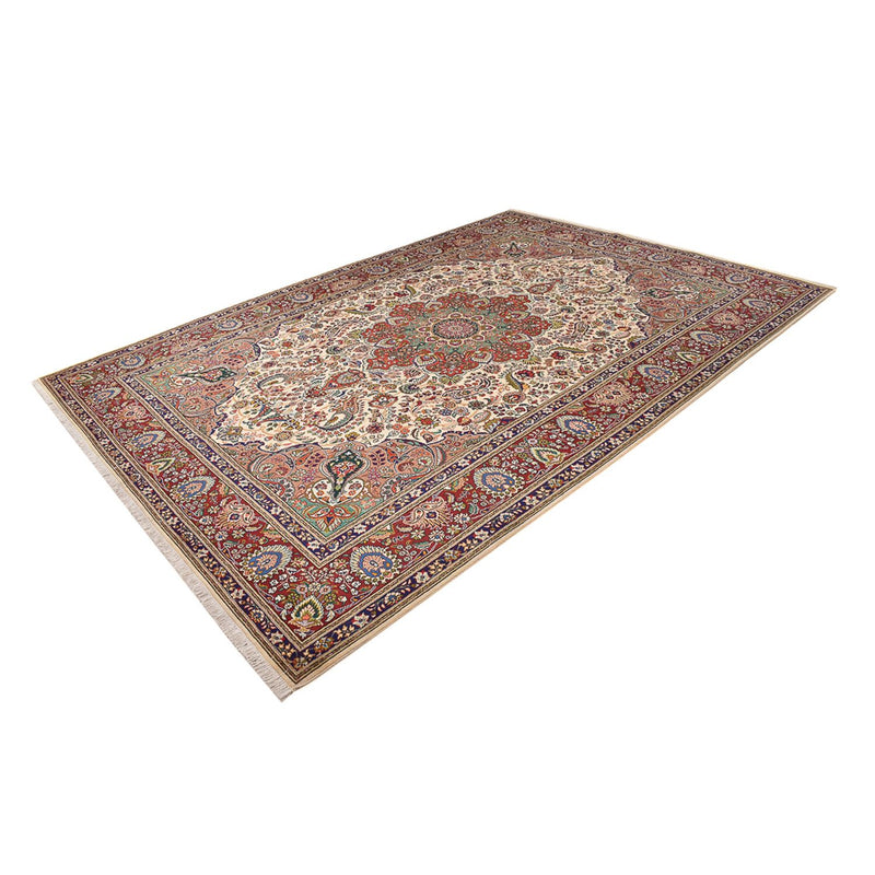 Perzisch tapijt - Tabriz - Royal - 367 x 252 cm - beige