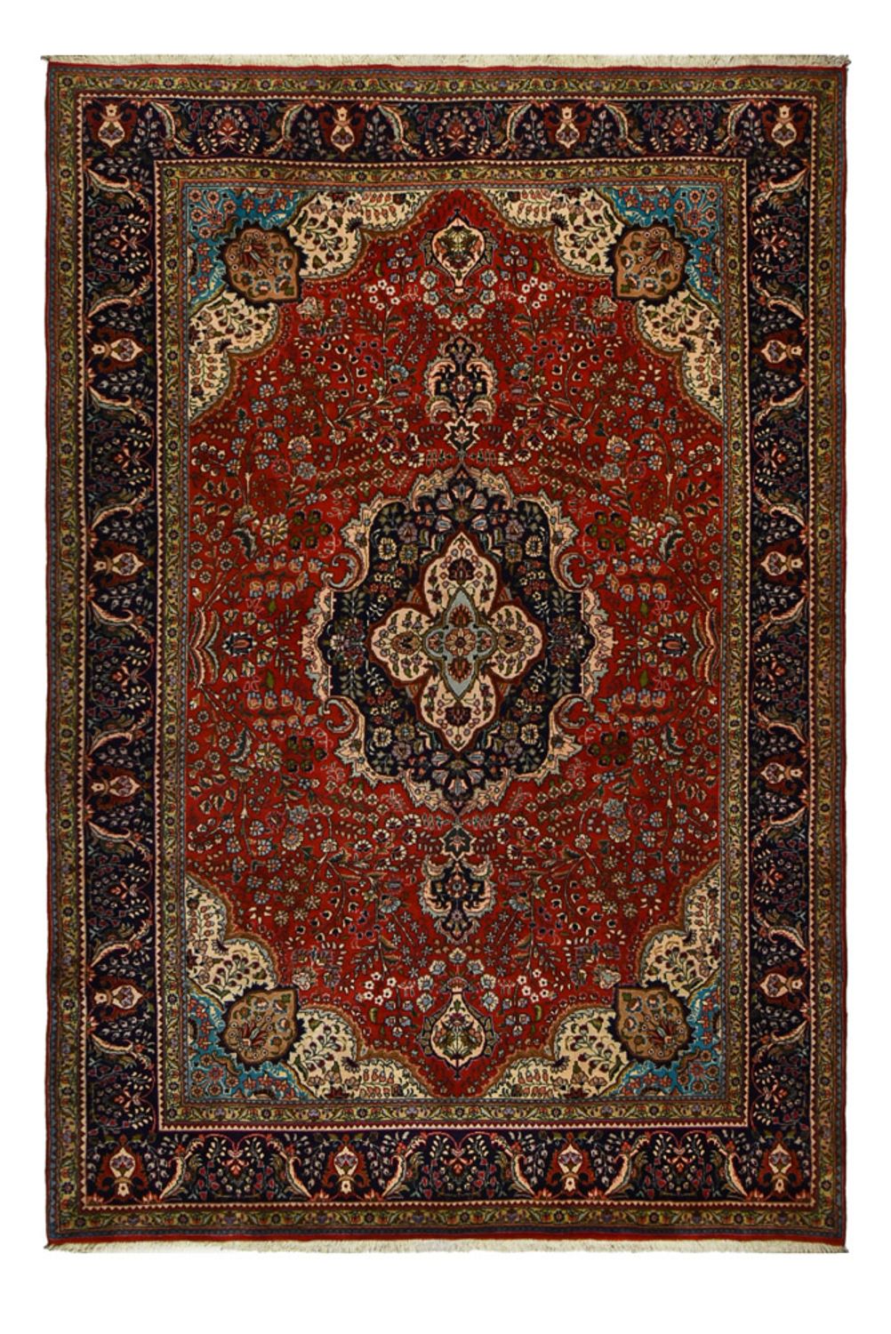 Perzisch tapijt - Tabriz - Royal - 302 x 205 cm - rood