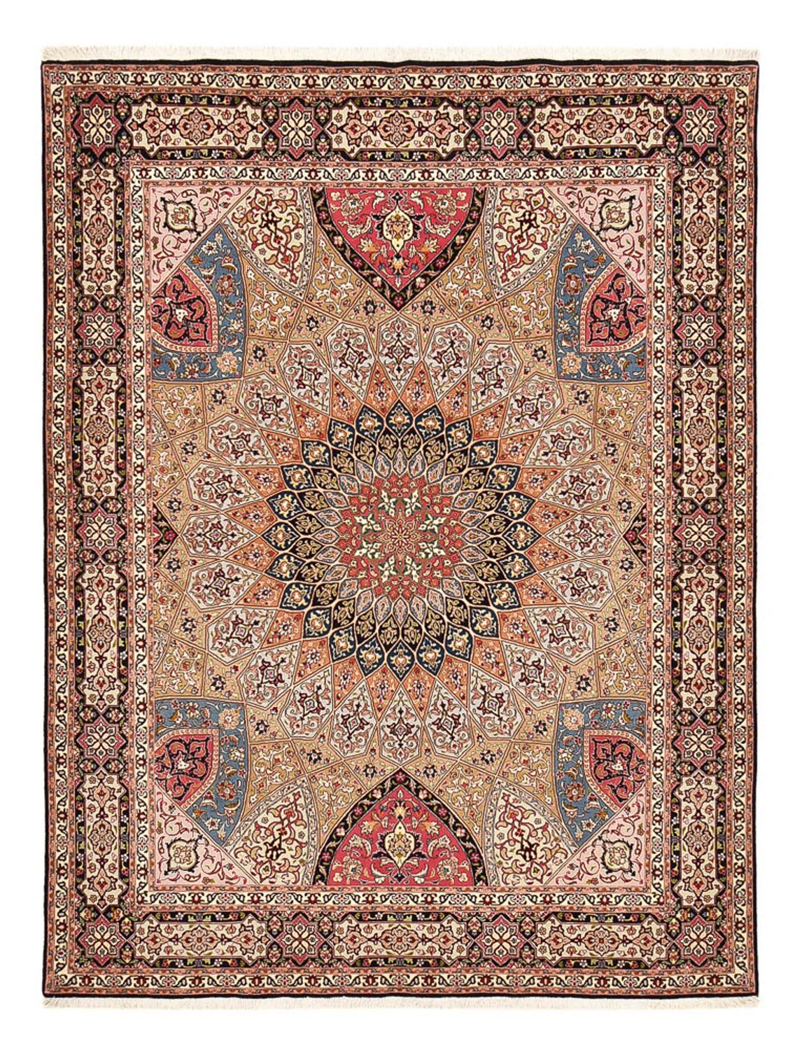 Perzisch tapijt - Tabriz - Royal - 260 x 200 cm - beige