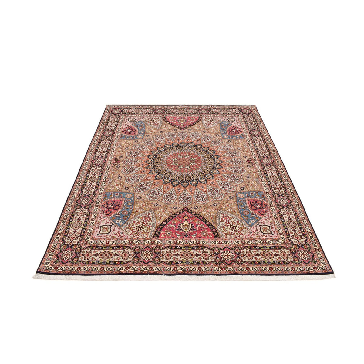 Perzisch tapijt - Tabriz - Royal - 260 x 200 cm - beige