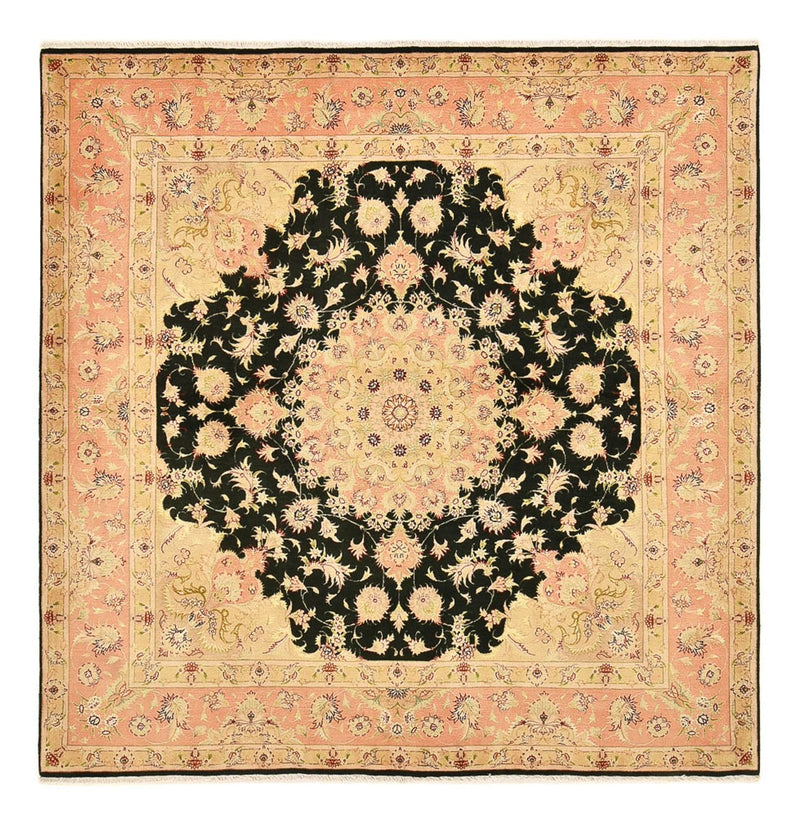 Perzisch tapijt - Tabriz - Royal vierkant  - 202 x 196 cm - donkerblauw