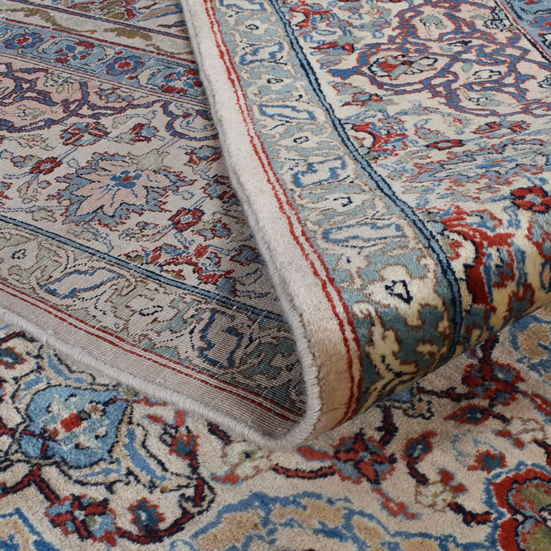 Perzisch tapijt - Keshan - Koninklijke - 396 x 304 cm - zand