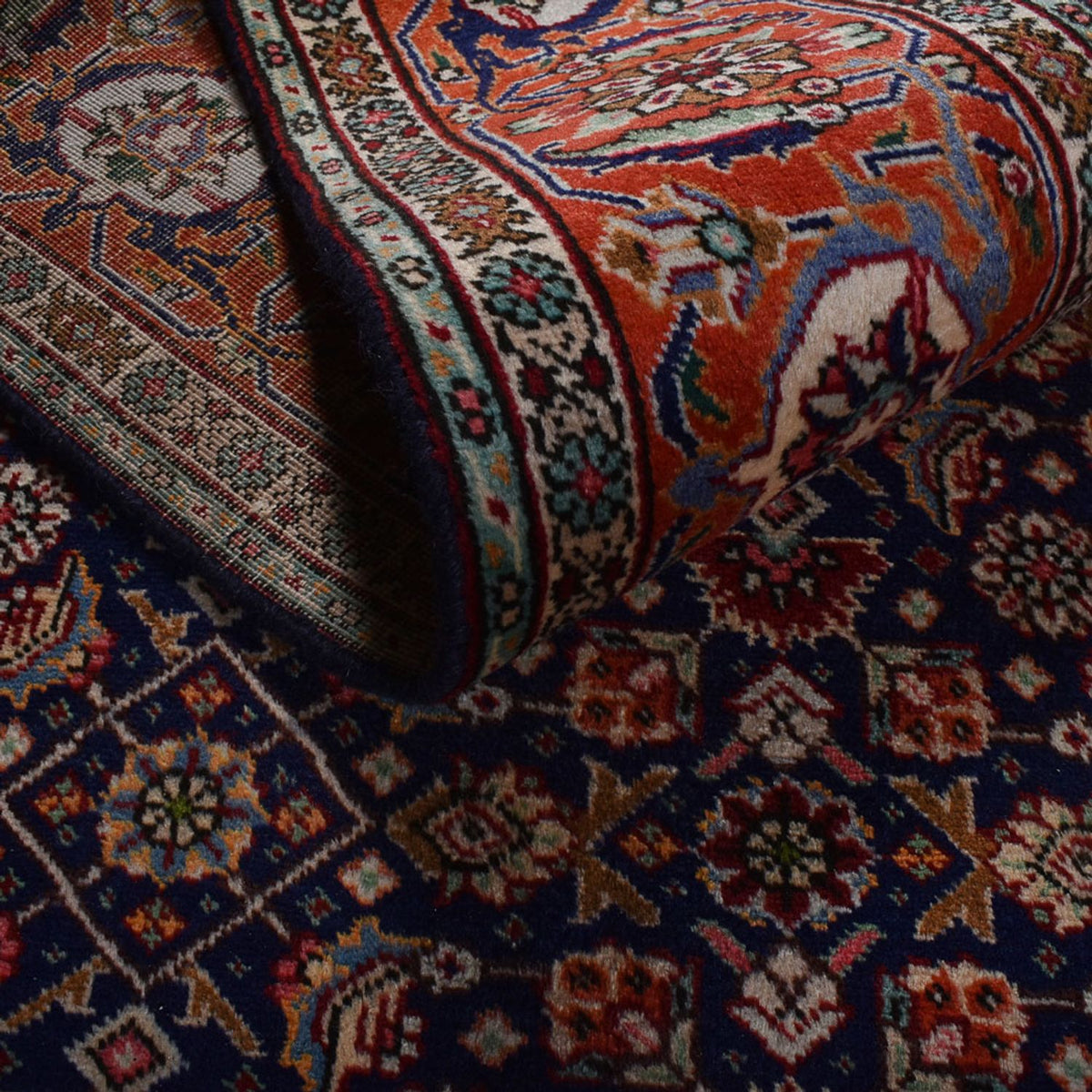 Perzisch tapijt - Tabriz - 289 x 198 cm - donkerblauw