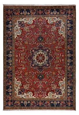 Perzisch tapijt - Tabriz - 290 x 203 cm - bordeauxrood