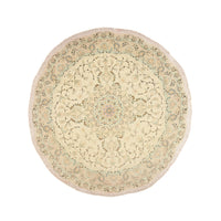 Perzisch tapijt - Tabriz - Premium rond  - 200 x 200 cm - zand