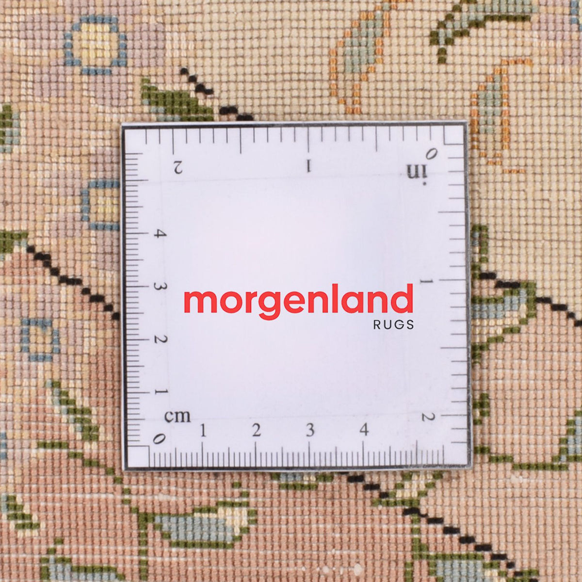 Perzisch tapijt - Tabriz - Royal rond  - 200 x 200 cm - beige