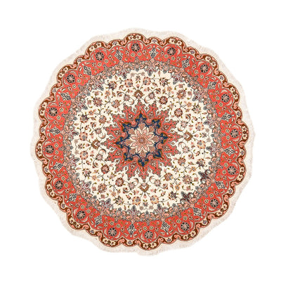 Perzisch tapijt - Tabriz - Royal rond  - 200 x 200 cm - veelkleurig