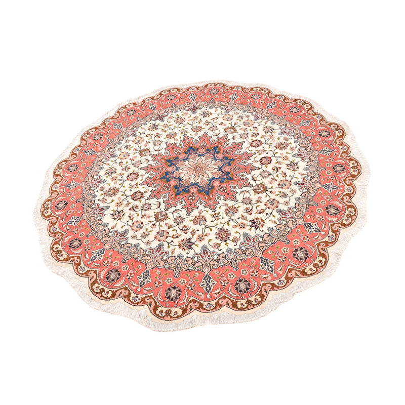 Perzisch tapijt - Tabriz - Royal rond  - 200 x 200 cm - veelkleurig
