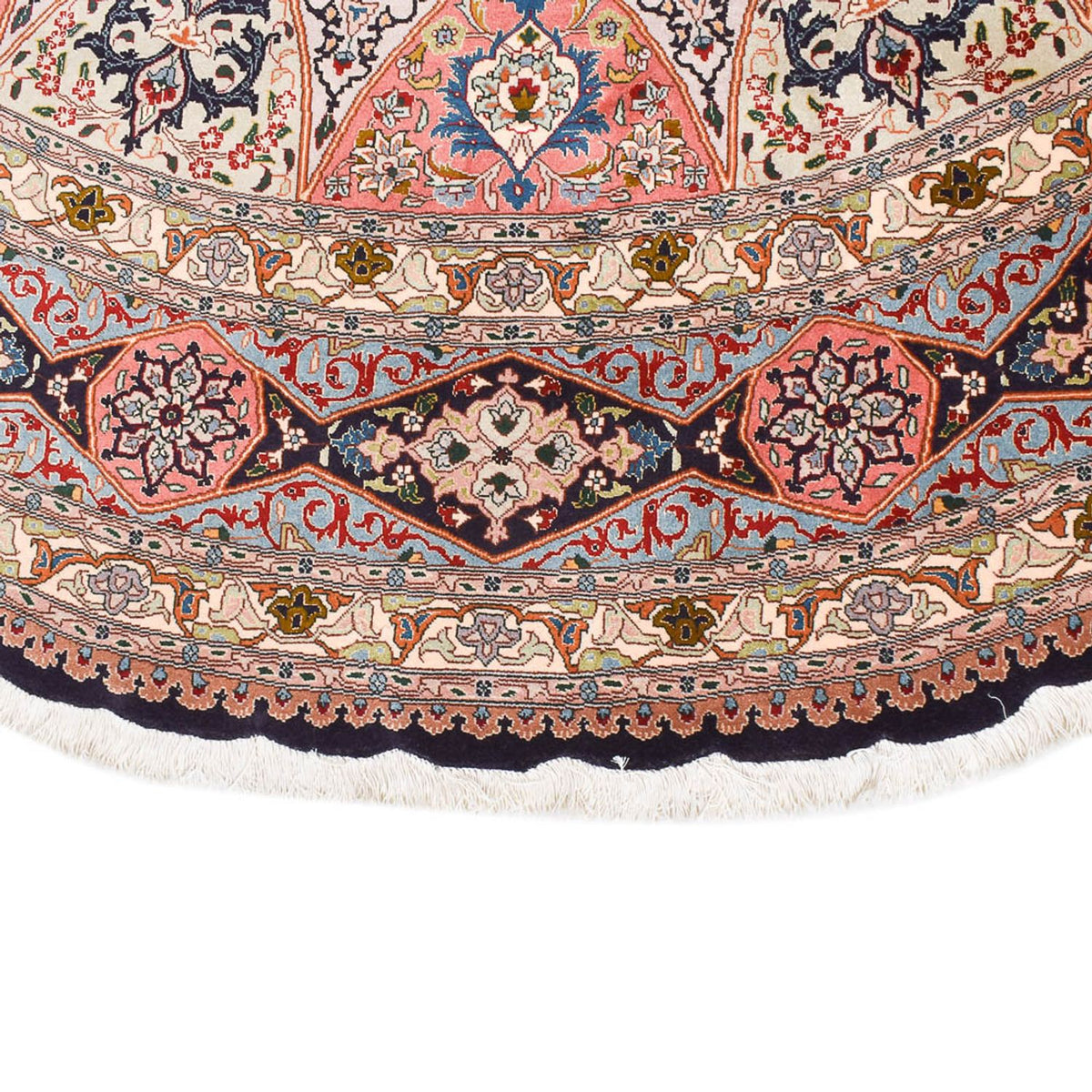 Perzisch tapijt - Tabriz - Royal rond  - 250 x 250 cm - veelkleurig