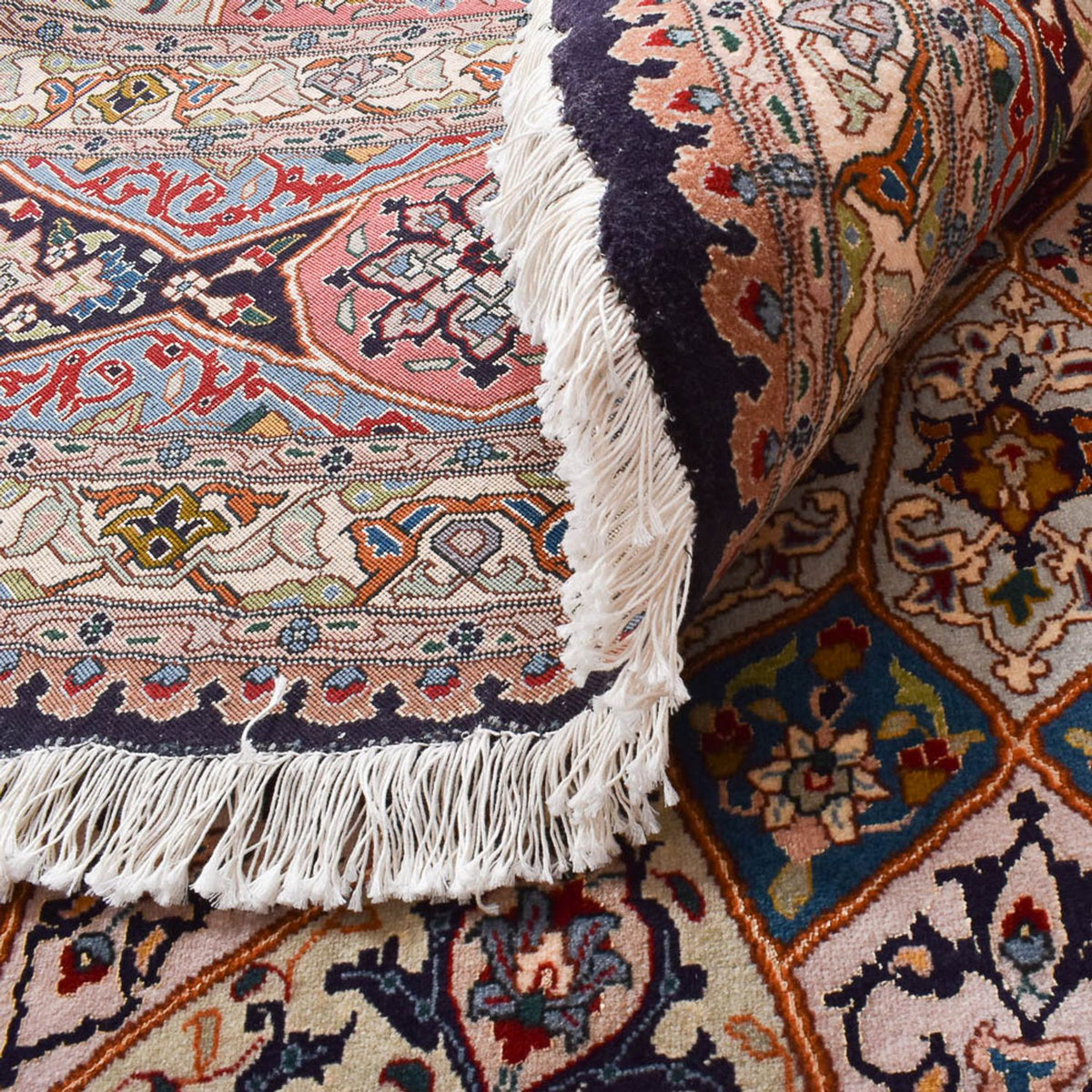 Perzisch tapijt - Tabriz - Royal rond  - 250 x 250 cm - veelkleurig