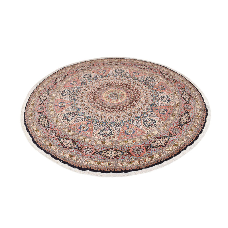 Perzisch tapijt - Tabriz - Royal rond  - 250 x 250 cm - veelkleurig