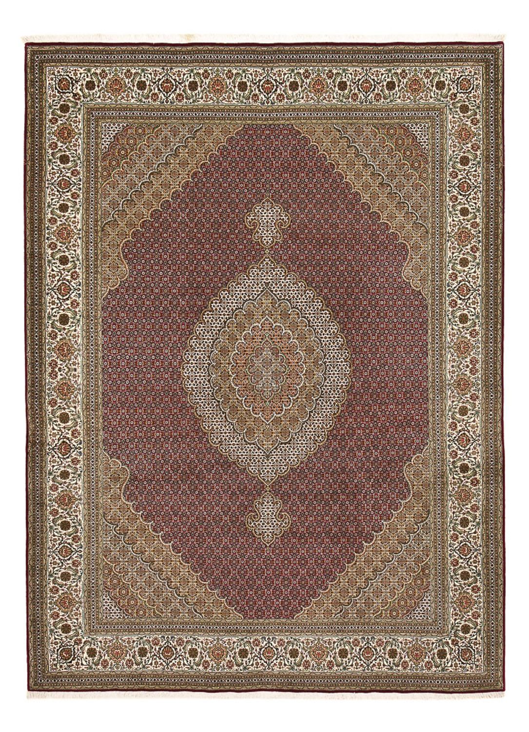 Perzisch tapijt - Tabriz - Royal - 346 x 255 cm - roest