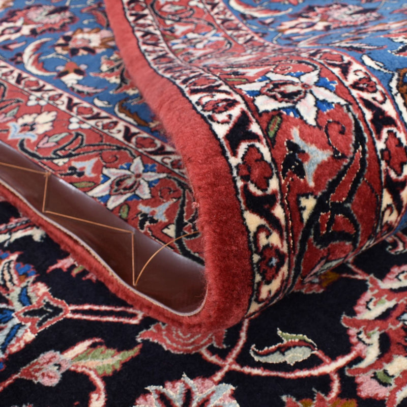 Perzisch tapijt - Bijar - 402 x 307 cm - donkerblauw