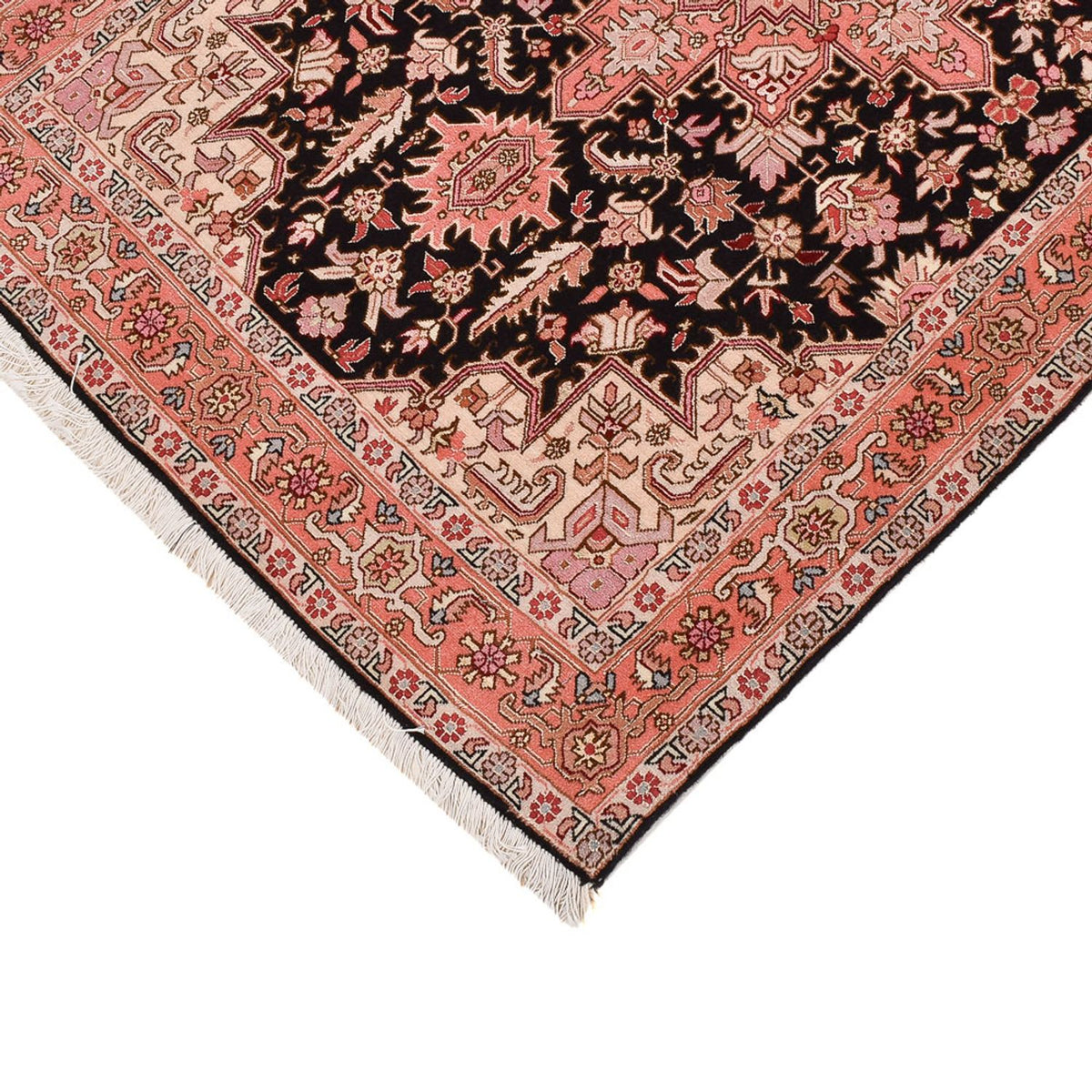 Loper Perzisch tapijt - Tabriz - Royal - 352 x 90 cm - licht rood