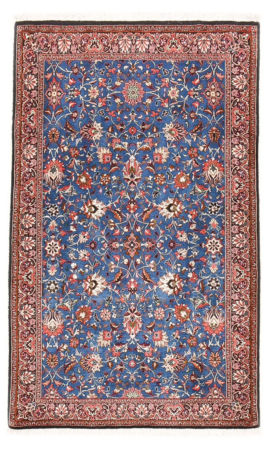 Perzisch tapijt - Bijar - 180 x 111 cm - blauw