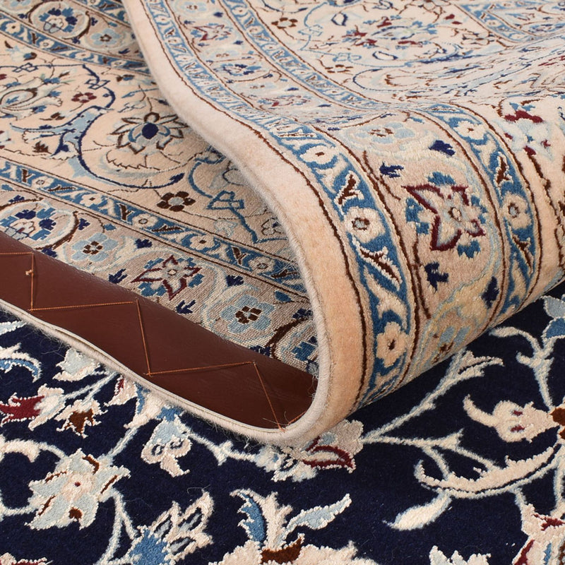 Perzisch tapijt - Nain - Premium - 351 x 253 cm - donkerblauw