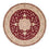 Perzisch tapijt - Tabriz - Royal rond  - 245 x 245 cm - rood