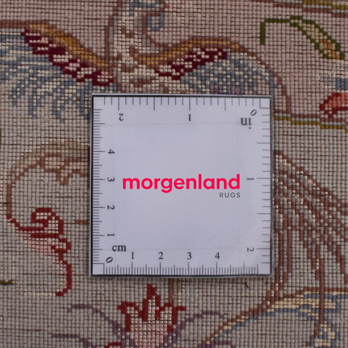 Perzisch tapijt - Tabriz - Royal rond  - 245 x 245 cm - rood