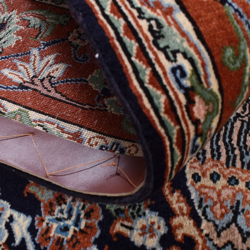 Perzisch tapijt - Ghom - Koninklijk - 208 x 137 cm - donker beige