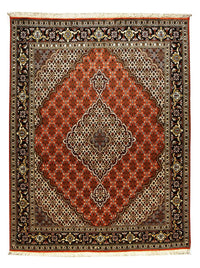 Perzisch tapijt - Tabriz - Royal - 194 x 153 cm - rood