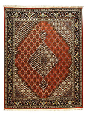 Perzisch tapijt - Tabriz - Royal - 194 x 153 cm - rood
