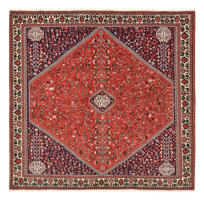 Perzisch Tapijt - Nomadisch vierkant  - 198 x 198 cm - rood