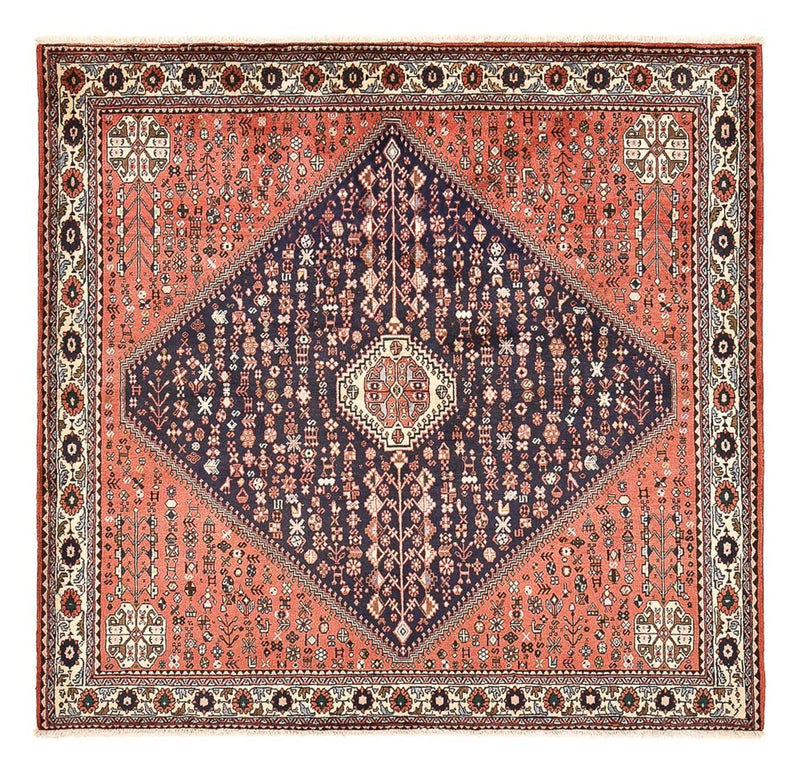 Perzisch Tapijt - Nomadisch vierkant  - 203 x 196 cm - licht rood