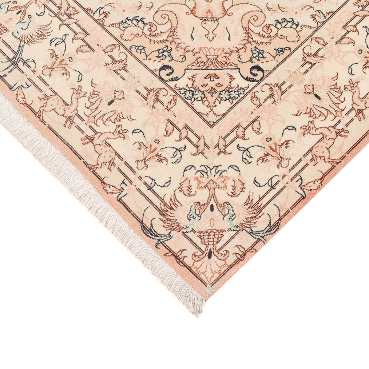 Perzisch tapijt - Tabriz - Royal - 203 x 153 cm - karamel